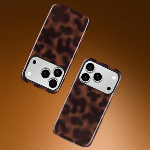 for iPhone 17 Pro Max Case with Tortoise Leopard Print Trendy Animal Pattern Dual-Layer Shockproof Drop Protection Tough Phone Cover - size: iPhone 17 Pro Max