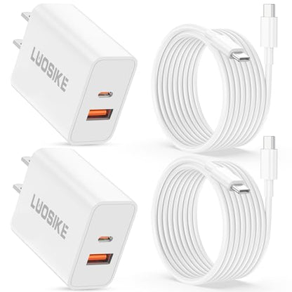 iPhone Duo 18 Pro Max 18 Pro 18 Charger Fast Charging, 40W USB C Charger - style: 10FT