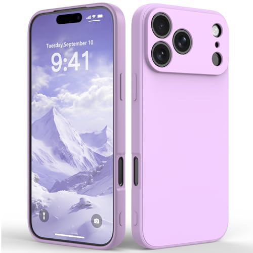 Suitable for iPhone 17 Pro Phone Case, Ultra Thin TPU Shockproof Anti-Scratch Case, Soft Fall-Resistant Phone case, Solid Color Phone Cover for iPhone 17 Pro, Purple - color: Purple, size: iPhone 17 Pro