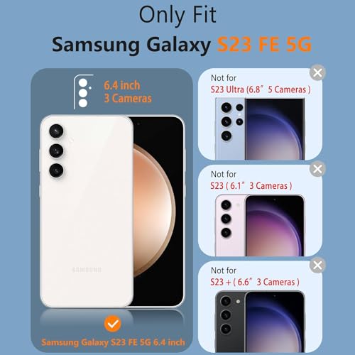 Battery Case for Galaxy S23 FE,12000mAh Portable Protective Smart Wireless Charging Case Support Carplay Compatible with Galaxy S23 FE(6.4 inches)Rechargeable Extended Battery Charger Case(Black) - size: for Galaxy S23 FE