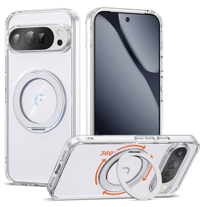 Compatible with Google 9/10 Pro XL Case with Stand 6.8",Clear - color: Clear, size: Google Pixel 9 Pro XL/Pixel 10 Pro XL