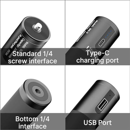ULANZI BG-3 Battery Handle Grip, 10000mAh Grip Portable Charger Tripod