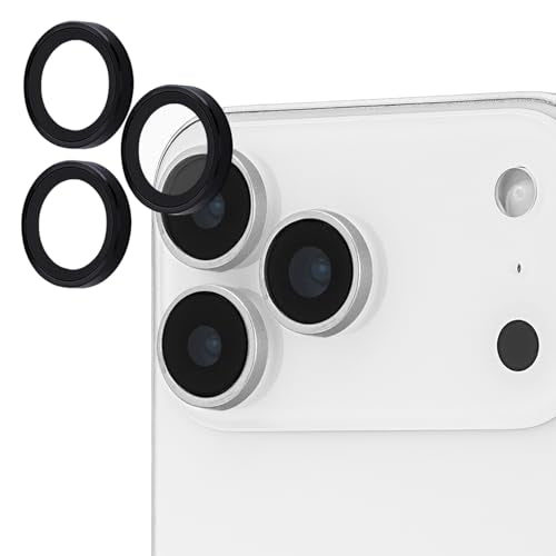Case-Mate iPhone 17 Pro Max/iPhone 17 Pro Camera Lens Protector - Black - color: Black - Pro/Pro Max, style: iPhone 17 Pro Max / iPhone 17 Pro