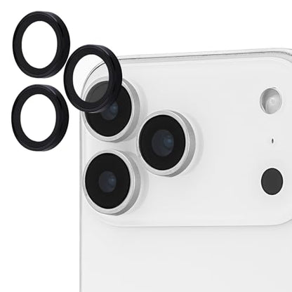 Case-Mate iPhone 17 Pro Max/iPhone 17 Pro Camera Lens Protector - Black - color: Black - Pro/Pro Max, style: iPhone 17 Pro Max / iPhone 17 Pro