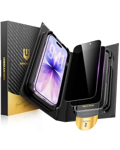 UNBREAKcable Privacy Screen Protector for iPhone 17 2 Pack - size: iPhone 17