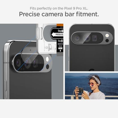 Spigen Glas.tR EZ FIT Optik Camera Lens Protector for Pixel 9 Pro XL - size: Pixel 9 Pro XL
