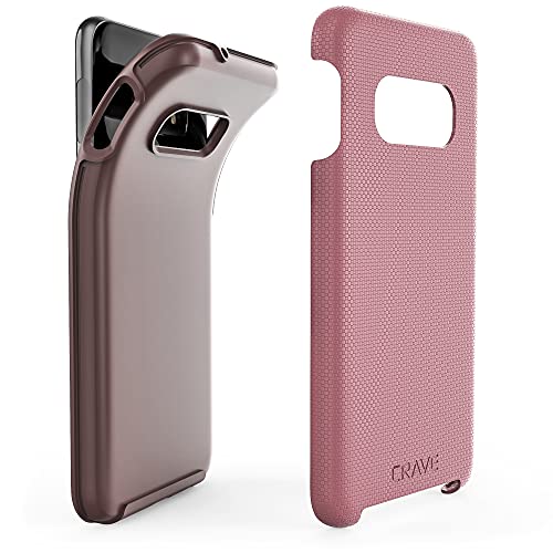 Crave Dual Guard for Samsung Galaxy S10e Case, Shockproof Protection Dual Layer Case for Samsung Galaxy S10e - Berry - color: Berry
