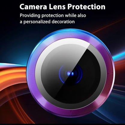 Zeking 2 Set for Samsung Galaxy S25 Ultra 5G Camera Lens Protector - color: Colorful
