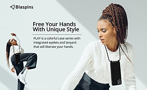 Crossbody Lanyard Strap Case for iPhone 14 Pro Max, Neck Cross Body, Adjustable Holder Removable, Drop Protection Shockproof, Hands-Free Silicone Case 6.7 inch, 150 cm Strap, iP14PM - Black - color: Black