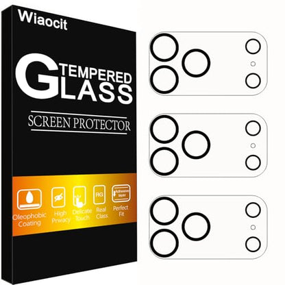 Wiaocit Tempered Glass Camera Lens Protector for iPhone 17 Pro - size: iPhone 17 Pro-6.3 Inch