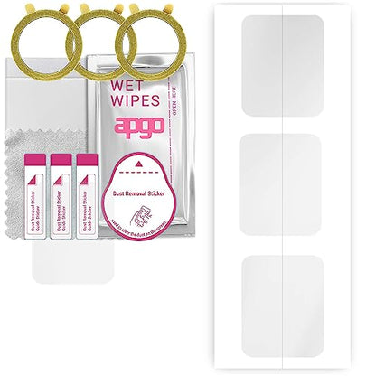apgo 3x Hydrogel Ultra-Clear Screen Protector for Devill SMF6C, Hydrogel Film, Flexible, Soft TPU with positioning layer easy installation