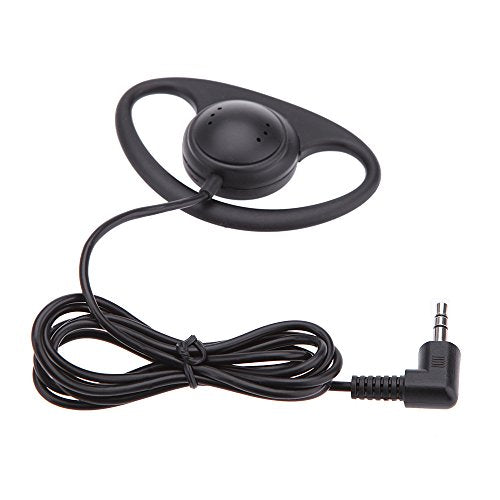 Andoer Single Side Headset Headphone Dual Channel Earphone 3.5mm Plug for Laptop PC Skype VoIP ICQ (1PCS)