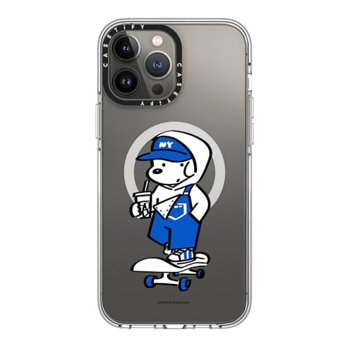CASETiFY for iPhone 13 Pro Max Case - Impact Clear Compatible with MagSafe | Not Yellowing | 6.6 ft. 3x Military Grade Drop Protection | Skater JOHN (Overalls) | Clear - color: Skater JOHN (Overalls), size: Iphone 13 Pro Max (6.7")
