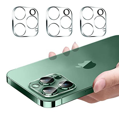 3PCS Rear Back Camera Lens Protector Tempered Glass for iPhone 13 Pro/13 Pro Max - HD Clear Full Coverage Guard - color: for iPhone 13 pro/13 pro max transparent