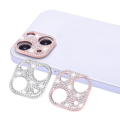 Wisdompro [2 Pack] Bling Camera Lens Protector for iPhone 13/iPhone 13 Mini - size: for iPhone 13 & 13 Mini