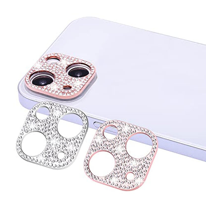 Wisdompro [2 Pack] Bling Camera Lens Protector for iPhone 13/iPhone 13 Mini - size: for iPhone 13 & 13 Mini