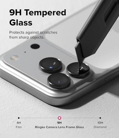 Ringke for iPhone 17 Pro Max / 17 Pro Camera Lens Protector [2 Pack] - size: iPhone 17 Pro / iPhone 17 Pro Max