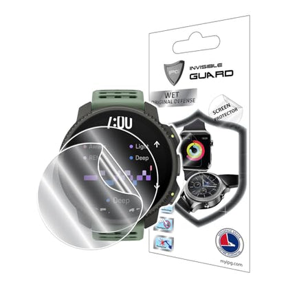IPG for Suunto Vertical 2 Watch Hydrogel Screen Protector (2 Units) Invisible HD Clear Film Anti Scratch Guard-Smooth/Self-Healing/Bubble for Vertical2
