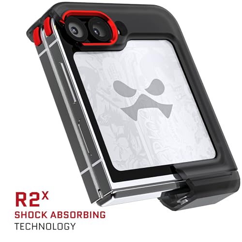 Ghostek Covert Clear Galaxy Z Flip 6 Case with Built-in Kickstand and Full Hinge Protection Shockproof Protective Phone Cover Designed for 2024 Samsung Galaxy Z Flip6 (6.7") (Smoke) - color: Smoke, size: Galaxy Z Flip 6