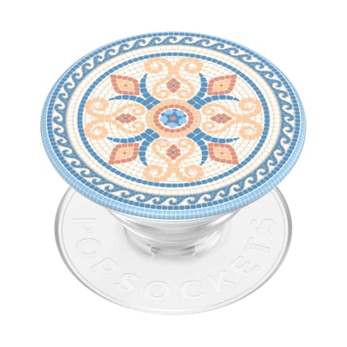 PopSockets Adhesive Phone Grip, Holder- Portifino Tile - color: Portofino Tile, style: Adhesive