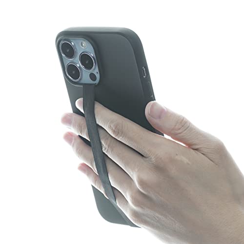 TFY Non-Slip Elastic Hand Strap Holder for Smartphones Universal 2 pcs - color: Black