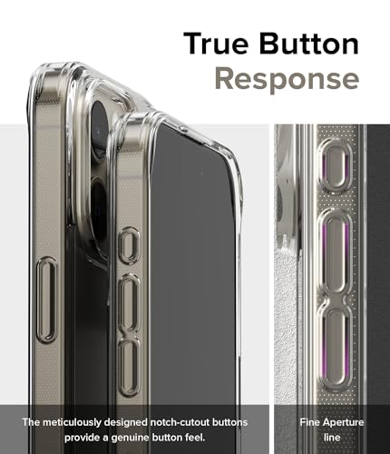 Ringke for iPhone 15 Pro Max Case [Fusion Matte Clear] | Oil & Dirt Resistant, Anti-Fingerprint Technology Prevents Oily Smudges, Frosted Coating Feels Velvety Soft - size: iPhone 15 Pro Max