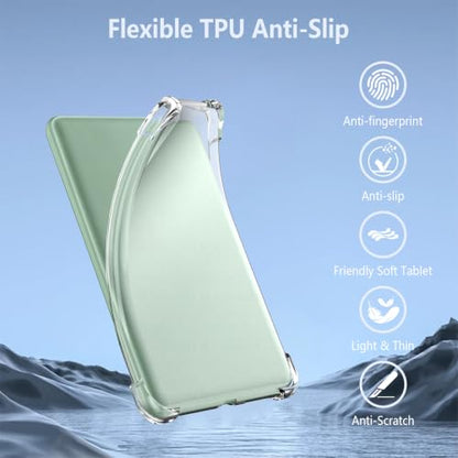 Clear Case for 6" All-New Kindle 11th Generation 2022 & 2024 Release, Slim Flexible Transparent TPU Silicone Cover, Airbag Shockproof Anti-Yellow Anti-Scratch Protective E-Reader Case - size: 6" Kindle 11th Generation 2024/2022