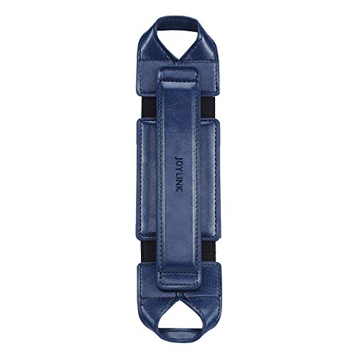 joylink iPad Hand Holder Strap, 360 Degrees Swivel Leather Handle Grip with Elastic Belt, Secure & Portable for 7.9" Tablets (Samsung, iPad mini),Blue - color: Blue