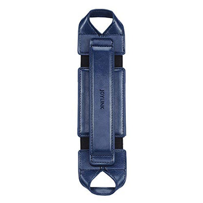 joylink iPad Hand Holder Strap, 360 Degrees Swivel Leather Handle Grip with Elastic Belt, Secure & Portable for 7.9" Tablets (Samsung, iPad mini),Blue - color: Blue