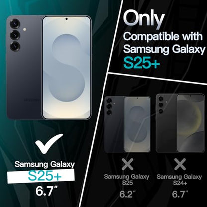 JETech Slim Case for Samsung Galaxy S25 Plus, Midnight Green | Camera Lens Protection, Soft TPU Design, Matte Finish, Shockproof Protection - color: Midnight Green, size: Galaxy S25 Plus