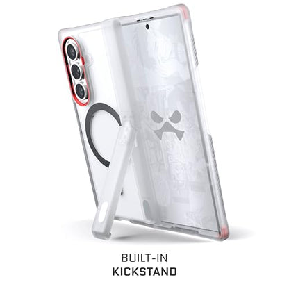 Ghostek Covert Clear Galaxy Z Fold 7 Case with Built-in Kickstand, MagSafe and Full Hinge Protection Designed for 2025 Samsung Galaxy Fold7 (8") (Clear) - color: Clear, size: Galaxy Z Fold 7