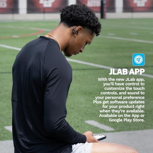 JLab, Flex, Open Ear Earbuds, Clip On Wireless Bluetooth Earbuds, Open Ear Headphones, Black - color: Black