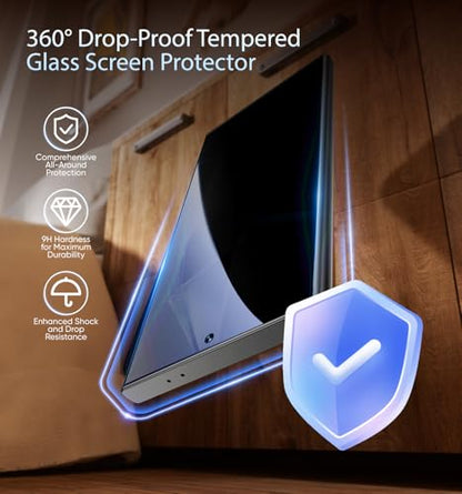 MAGIC JOHN 3rd Gen Upgraded Privacy Screen Protector for Samsung S24 Ultra - size: S24 Ultra 6.8inch