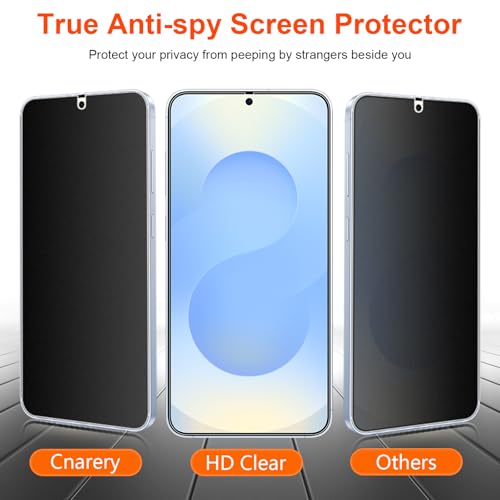 2 Pack for Samsung Galaxy S25 Anti-Glare Matte Privacy Screen Protector 6.2 inch, Smooth and Responsive Touch Flexible EPU Film, [Support Fingerprint Unlock] [Self-Healing] [Not Glass] - size: Samsung Galaxy S25 6.2 Inch