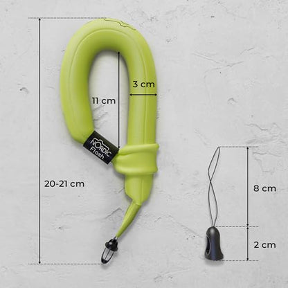 Waterproof Phone & Camera Float Wrist Strap for Underwater | Waterproof Float Strap Compatible with GoPro Hero 13, Insta360 X4, DJI Action 5 Pro, iPhone, OM System TG-7 & Kodak WPZ2 - color: Green Drift