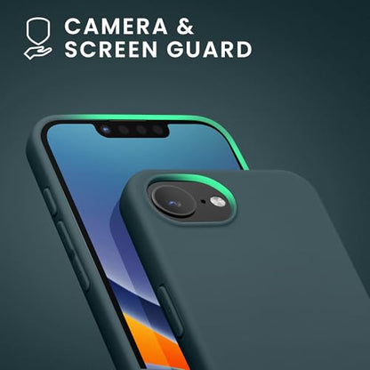 kwmobile Case Compatible with Apple iPhone 17e / iPhone 16e Case - Soft Slim Protective TPU Silicone Cover - Dark Slate - color: Dark Slate