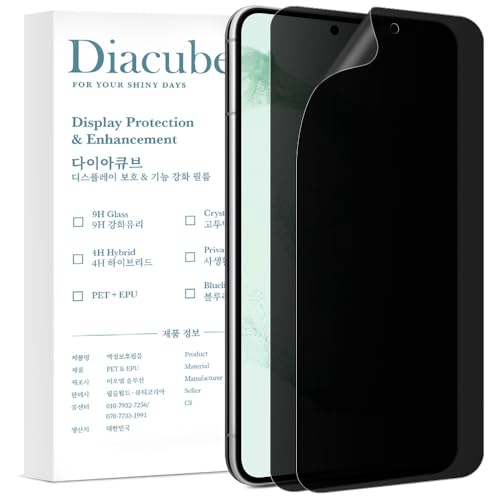 2-Pack Anti Glare Matte Privacy Screen Protector for Samsung Galaxy S22 Plus [0.1S Fingerprint ID Unlock][Anti Spy PET Flexible Film][Anti Fingerprint][Bubble-Free Easy Installation with Alignment Jig] - size: Galaxy S22 Plus