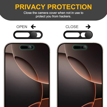 3 Pack Privacy Cover Compatible for iPhone 14 Pro/iPhone 14 Pro Max with 2 Front Camera Privacy Cover, Anti-Spy Camera cover, Easy-Adhesive Design, Safeguard on iPhone 14 Pro/iPhone 14 Pro Max - size: iPhone 14 Pro/ iPhone 14 Pro Max