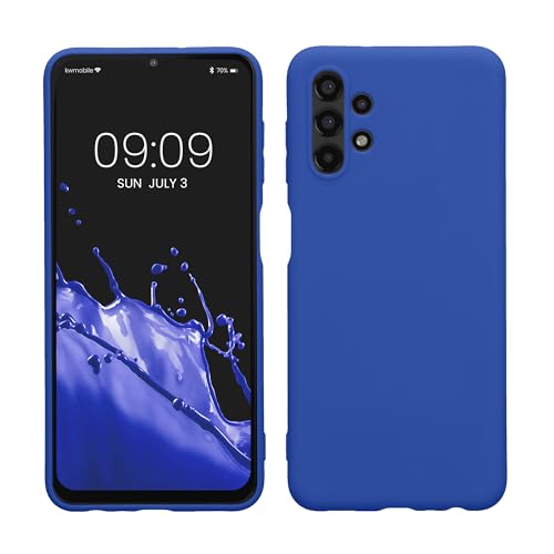 kwmobile Case Compatible with Samsung Galaxy A13 4G Case - Soft Slim Protective TPU Silicone Cover - Baltic Blue - color: Baltic Blue, size: Galaxy A13 4G