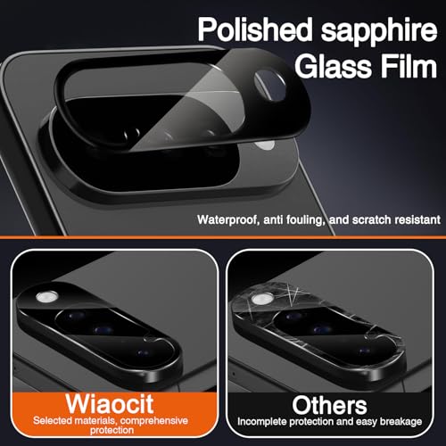 Wiaocit Tempered Glass Camera Lens Protector for Google Pixel 10 - color: Google Pixel 10-Black