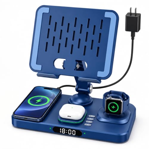 Wireless Charging Station for Apple Devices, Only for Apple Watch Charging - color: Royal Blue