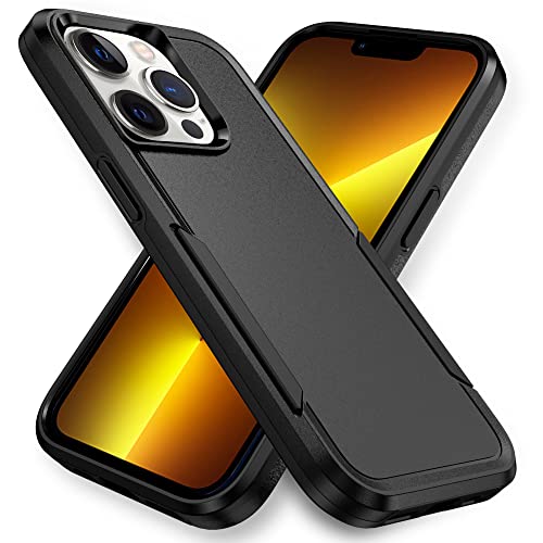 Compatible with iPhone 13 Pro Max Case, Heavy Duty Protection Shockproof Dropproof Dustproof Anti-Scratch Phone Case Cover for 13 Pro Max -Black - size: for iPhone 13 Pro Max