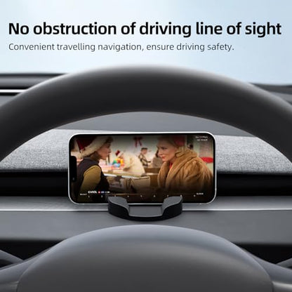 Phone Mount for Tesla M3/My 2021-2024 Silicone - size: 2021-2023 Model 3 & 2021-2024 Model Y