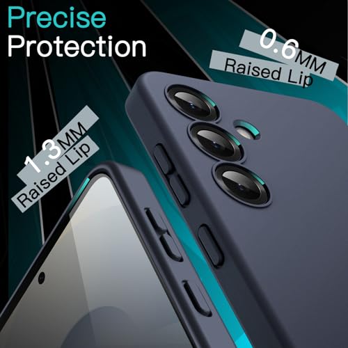 JETech Slim Case for Samsung Galaxy S25, Dark Blue | Camera Lens Protection, Soft TPU Design, Matte Finish, Shockproof Protection - color: Dark Blue, size: Galaxy S25