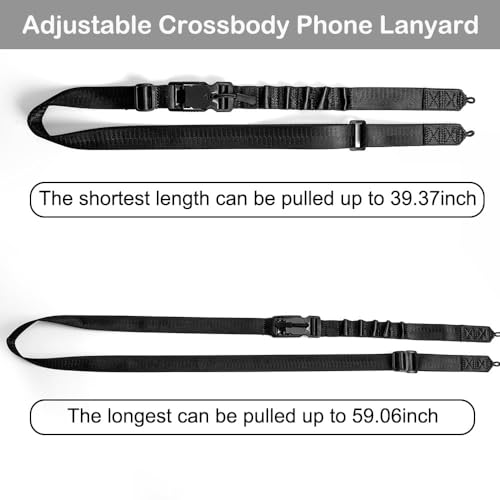 Phone Lanyard, On-the-Go Universal Crossbody Strap Neck Lanyard with Phone Tether Patches for Most Cellphones - color: C