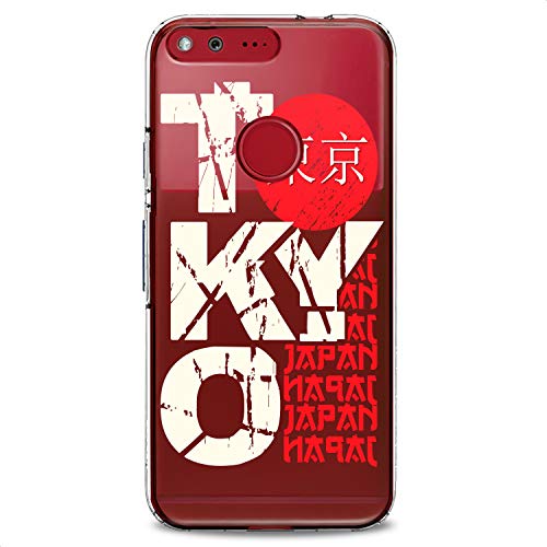 TPU Case Compatible for Google Pixel 9 8 Pro 7a 6a 5a XL 4a 5G 2 XL 3 XL 3a Tokyo Slim fit Design Journey Capital Flexible Silicone Boy Clear Red Japan Soft Cute Print Traveling Man White - color: Tokyo Print