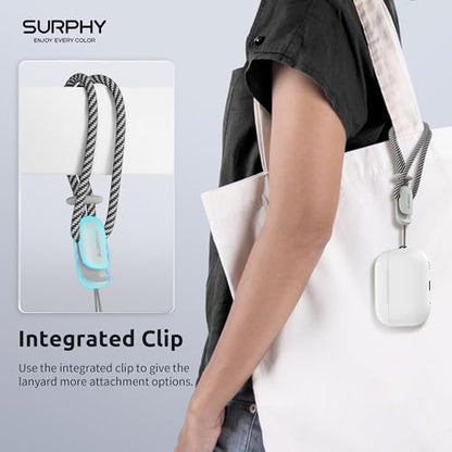 SURPHY 3 Pack Phone Wrist Strap, Phone Lanyard with Cellphone Tether Tab - color: Gray & Gray & Gray