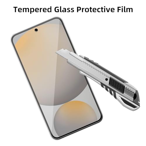 4 Pack Glass Screen Protector Compatible for Samsung Galaxy S25 FE/SM-S731U1, S731E, S731B/DS [9H Hardness]-HD 5g Screen Tempered Glass, Scratch Resistant,Easy Install [Case Friendly] - size: Galaxy S25 FE