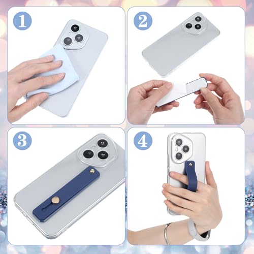 Ymapinc 2Pcs Phone Loops for Back of Phone Strap Grip Holder - color: Blue
