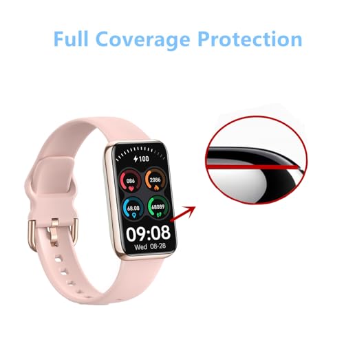 Screen Protector Compatible for MorePro Air 2 Fitness Tracker 1.57" (6 Pack) Clear TPU Soft Film, Compatible for VIPWISE D36 Health Fitness Tracker Watch